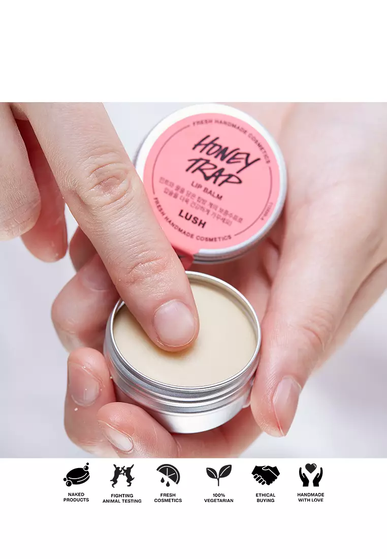 Lush Fresh Handmade Cosmetics Honey Trap Lip Balm (12g)