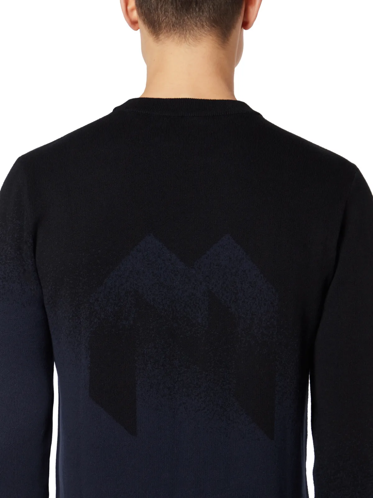 M Gradient Spray Sweater | BLUE