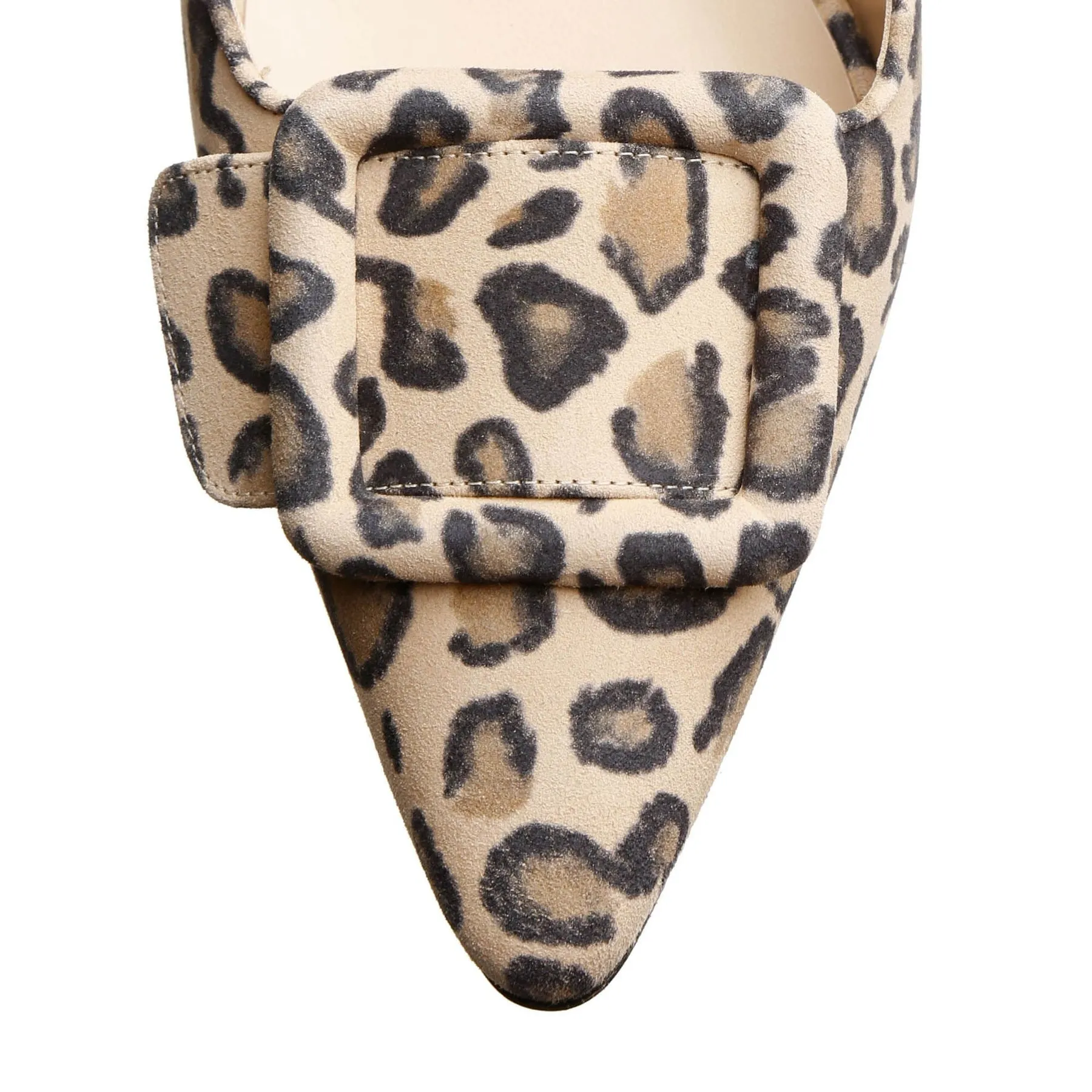 Manolo Blahnik Maysale leopard suede mules