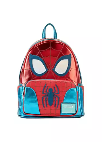 Marvel Shine Spiderman Cosplay Mini Backpack by Loungefly | Look Again