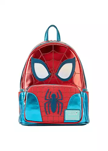 Marvel Shine Spiderman Cosplay Mini Backpack by Loungefly | Look Again