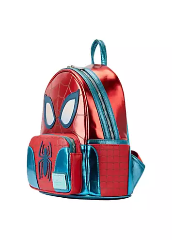 Marvel Shine Spiderman Cosplay Mini Backpack by Loungefly | Look Again