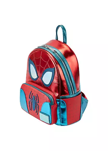 Marvel Shine Spiderman Cosplay Mini Backpack by Loungefly | Look Again