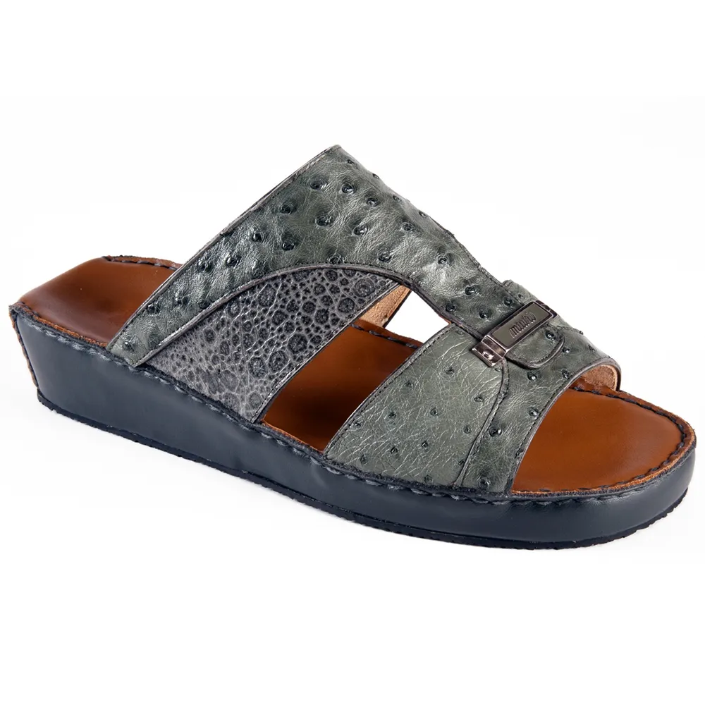 Mauri 5044 Ostrich / Frog Sandals Serpentine / Grey (Special Order)