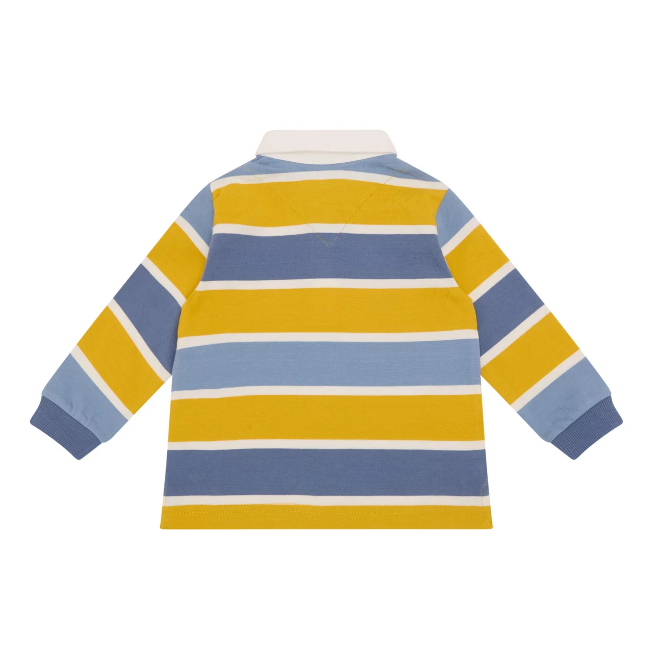 MAYORAL Striped Rugby Polo Shirt - Yellow