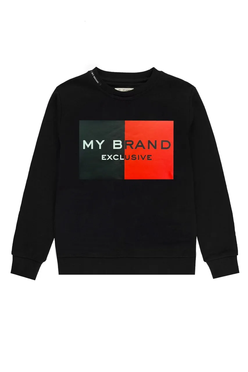 Mb Logo Sweater Black | BLACK