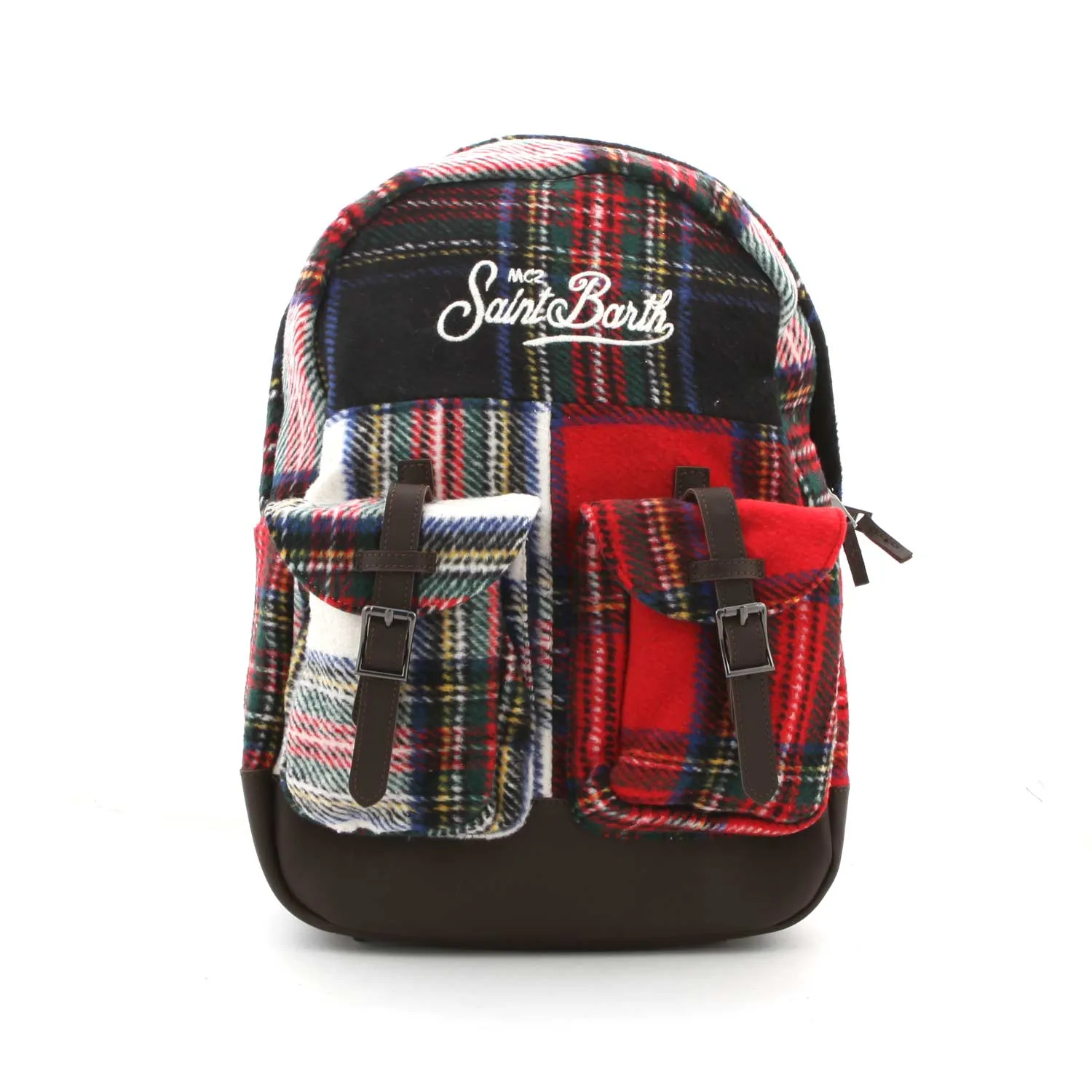 Mc2 Saint Barth Unisex Tartan Backpack