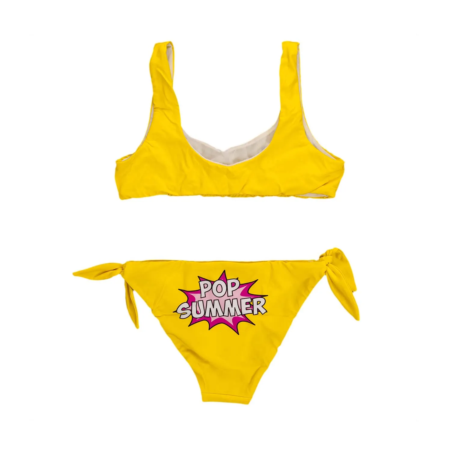 Mc2 Saint Barth Yellow Bikini For Girl