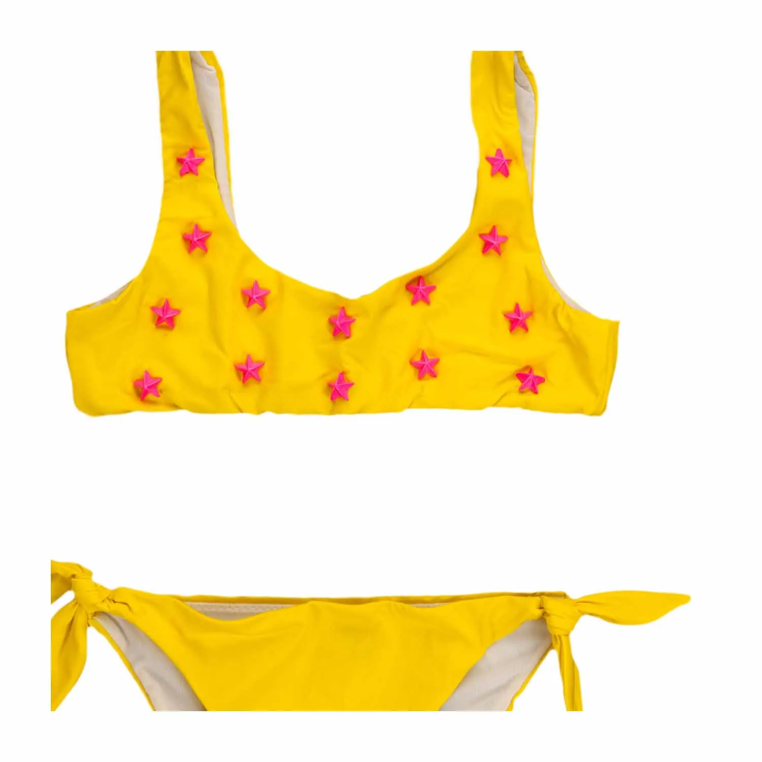 Mc2 Saint Barth Yellow Bikini For Girl