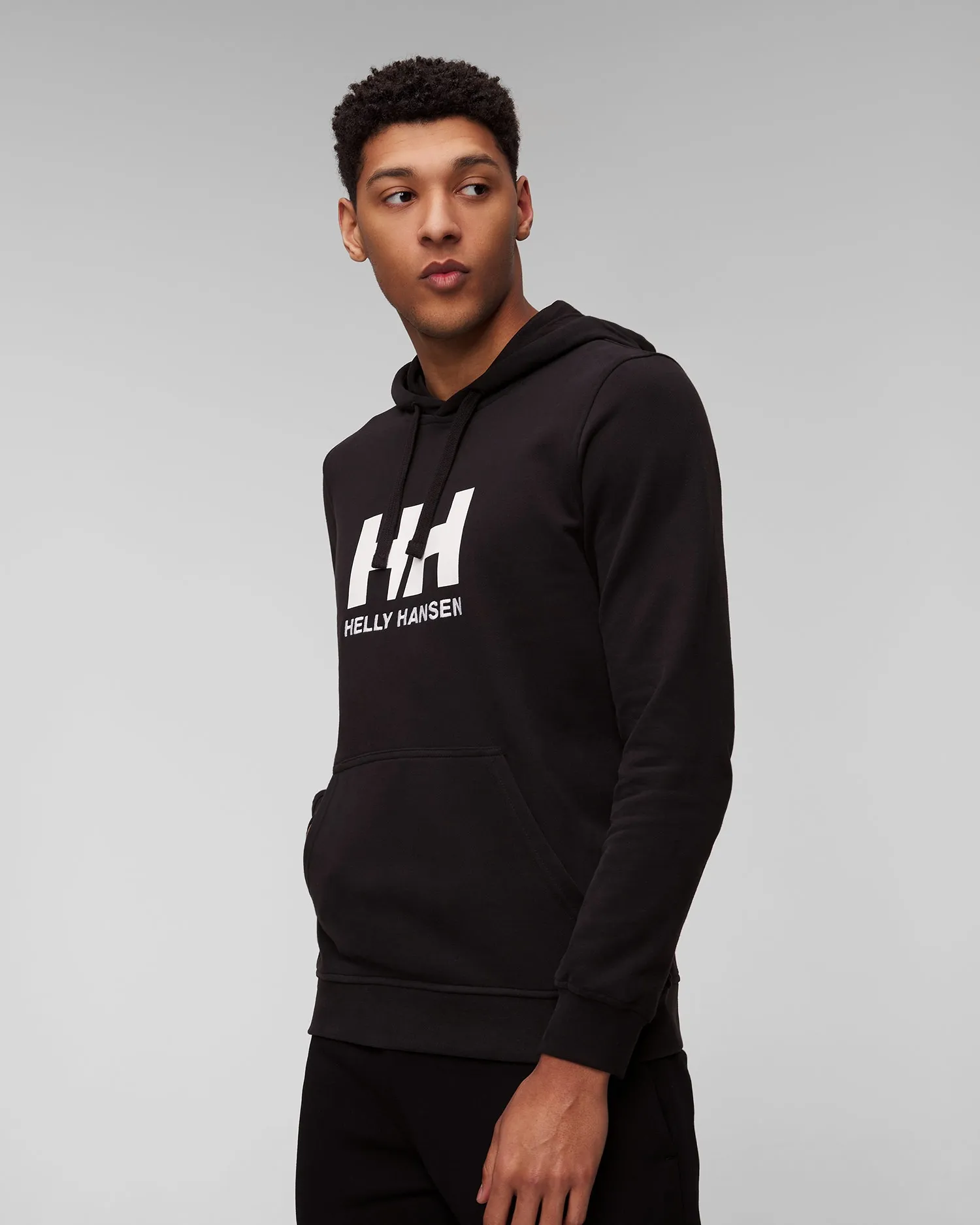 Men's black Helly Hansen HH Logo Hoodie 33977-990