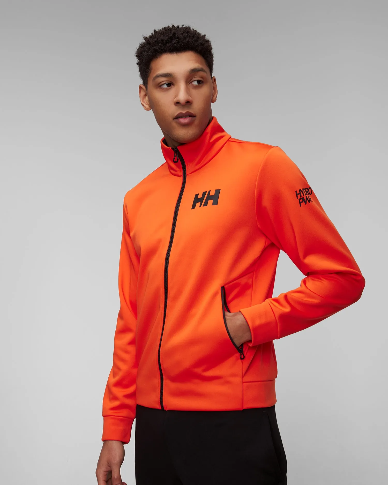 Men's orange Helly Hansen HP Fleece Jacket 2.0 34289-307