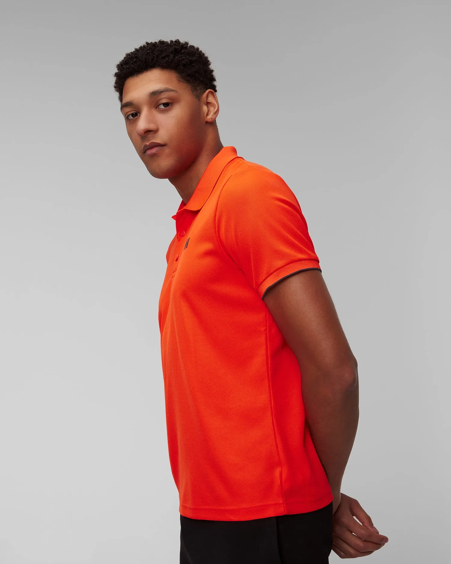 Men's orange Helly Hansen Ocean Polo 34207-307