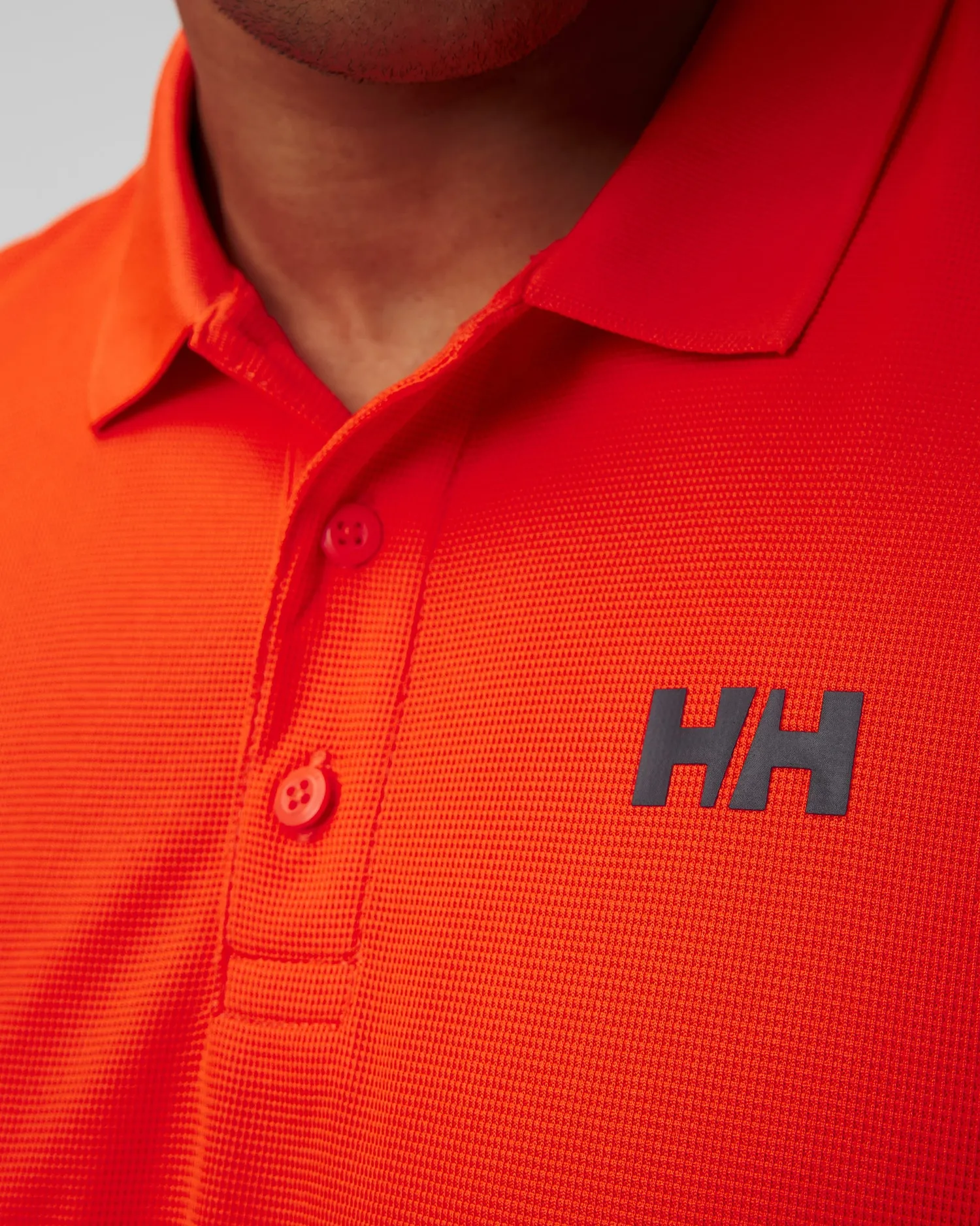 Men's orange Helly Hansen Ocean Polo 34207-307