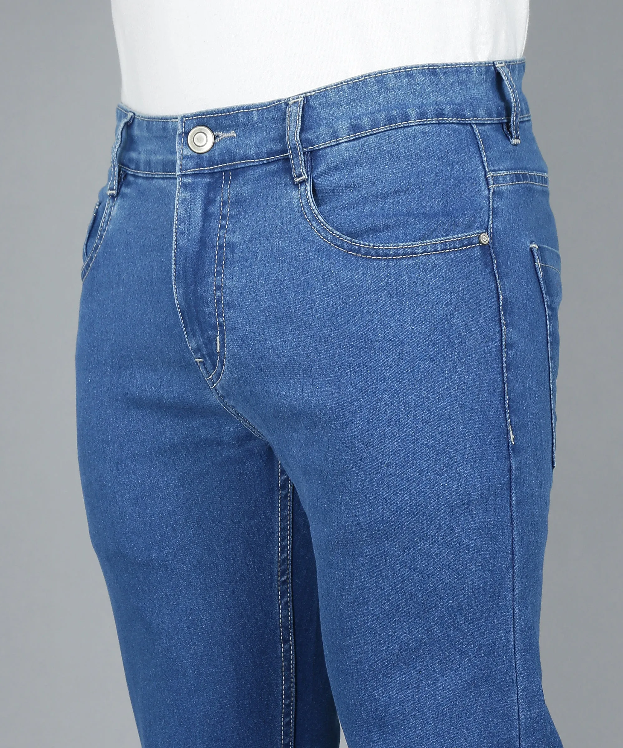 Men's Blue Slim Fit Jeans Stretchable