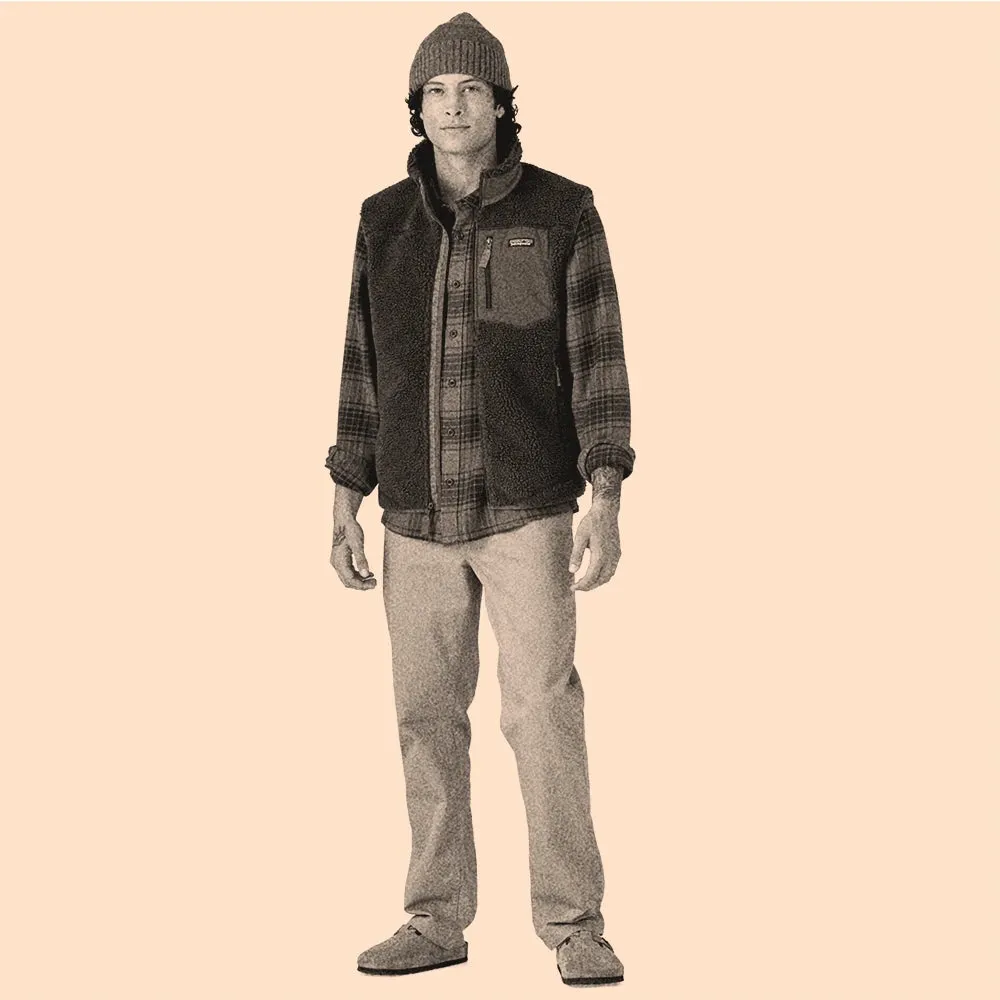 Men's Classic Retro-X Vest - Seabird Grey