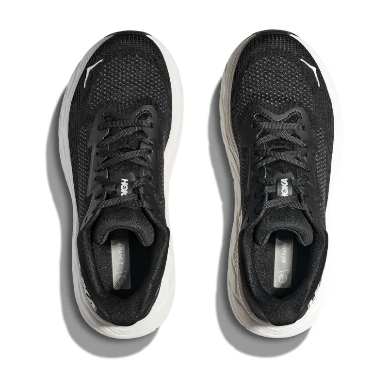 Men’s HOKA Arahi 7 – Black/White (BWHT)