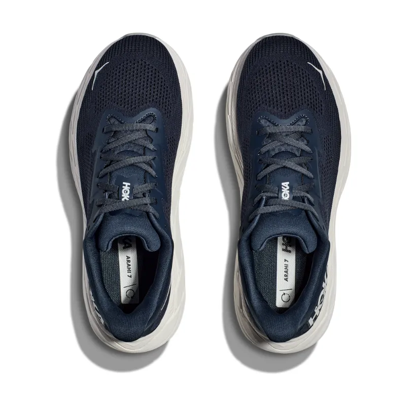 Men’s HOKA Arahi 7 – Outer Space/White (OPC)