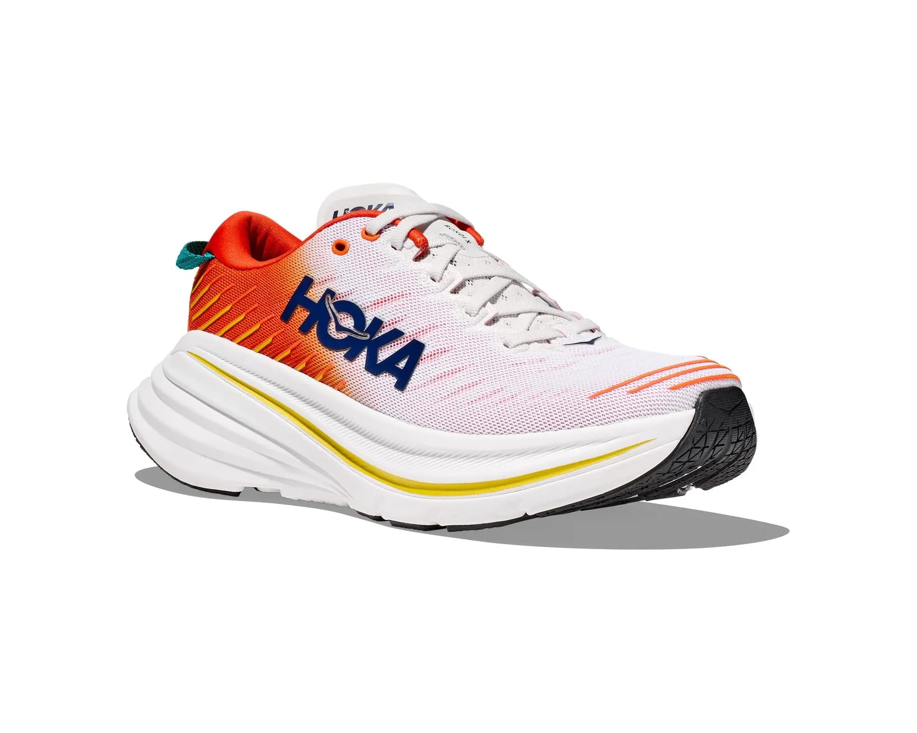 MEN'S HOKA BONDI X  | BLANC DE BLANC / FLAME