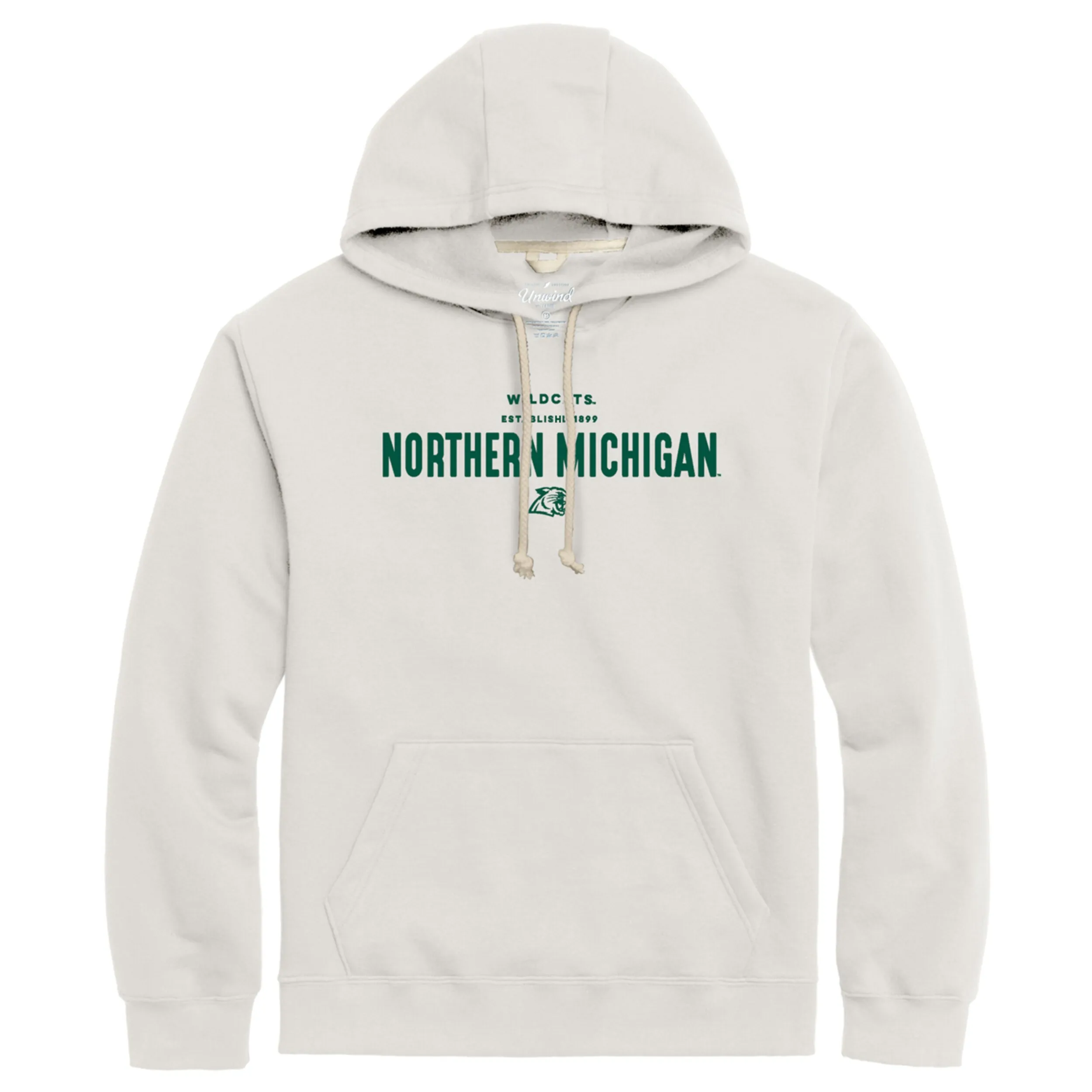 Mens LEAGUE H-OAT Northern Michigan Wildcats Unwind Fleece Hoodie