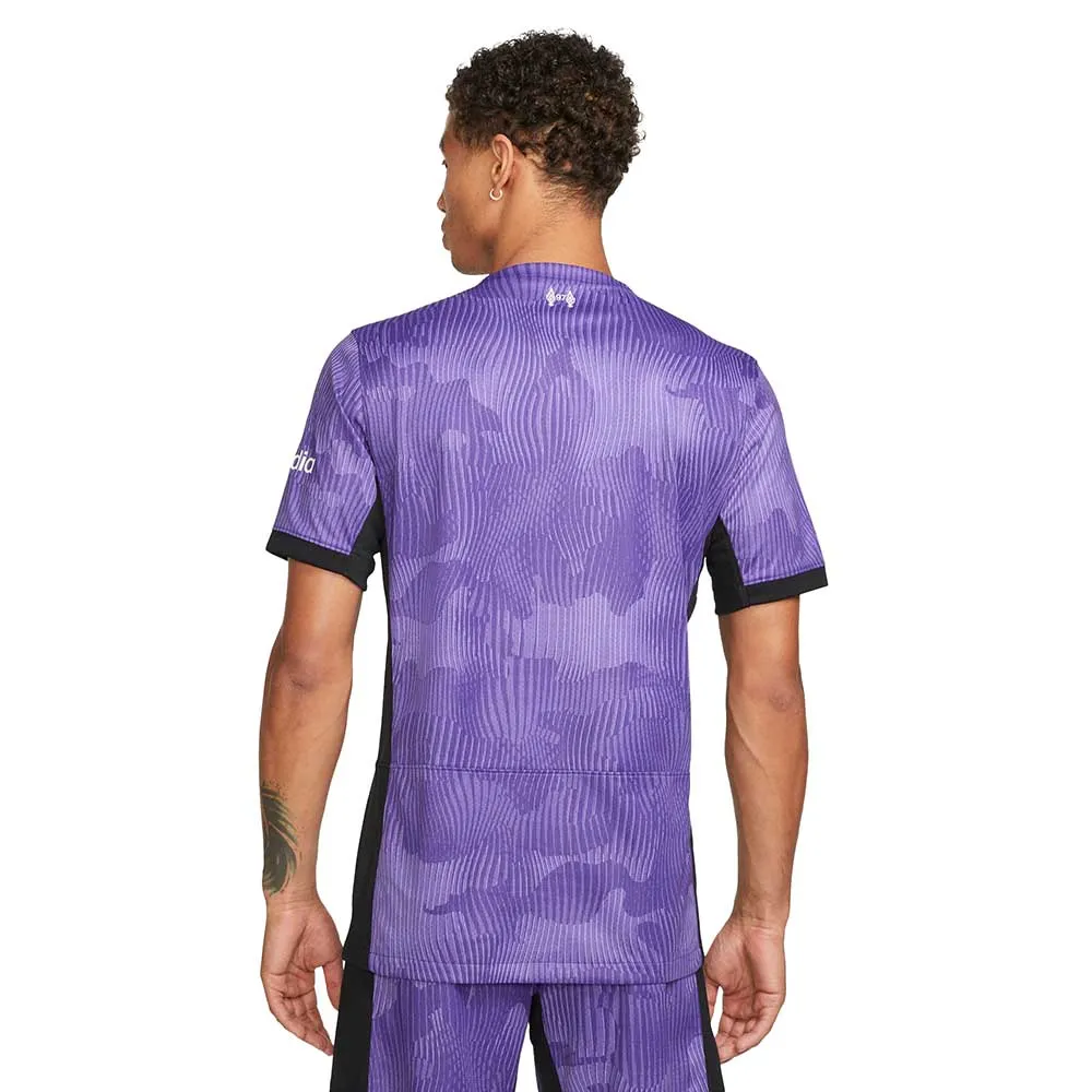 Men's Liverpool FC 2023/24 Stadium Third Nike Dri-FIT Soccer Jersey- Space Purple/White