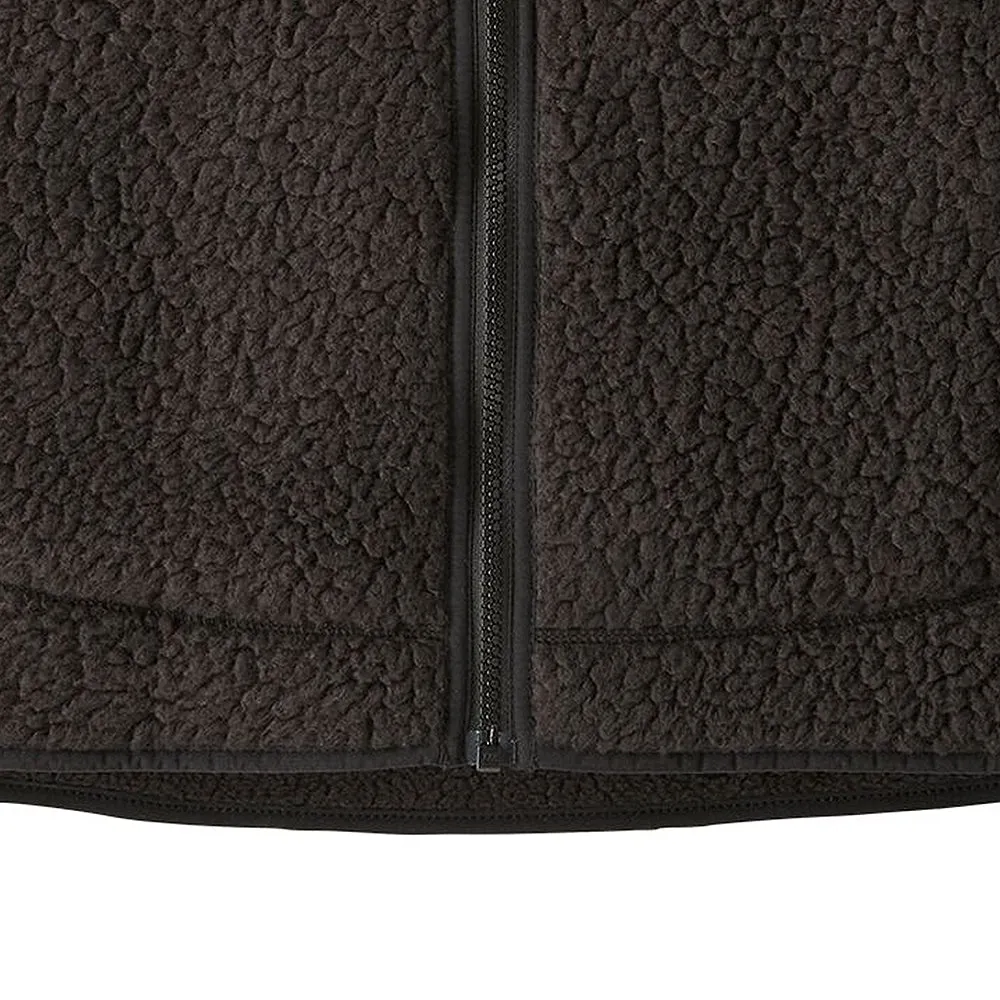 Men's Retro Pile Vest - Black