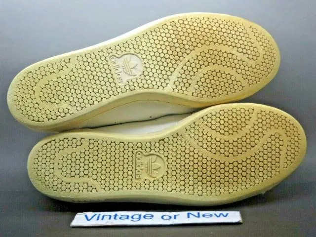 Men's VTG 80's Adidas Originals Stan Smith White Green s...