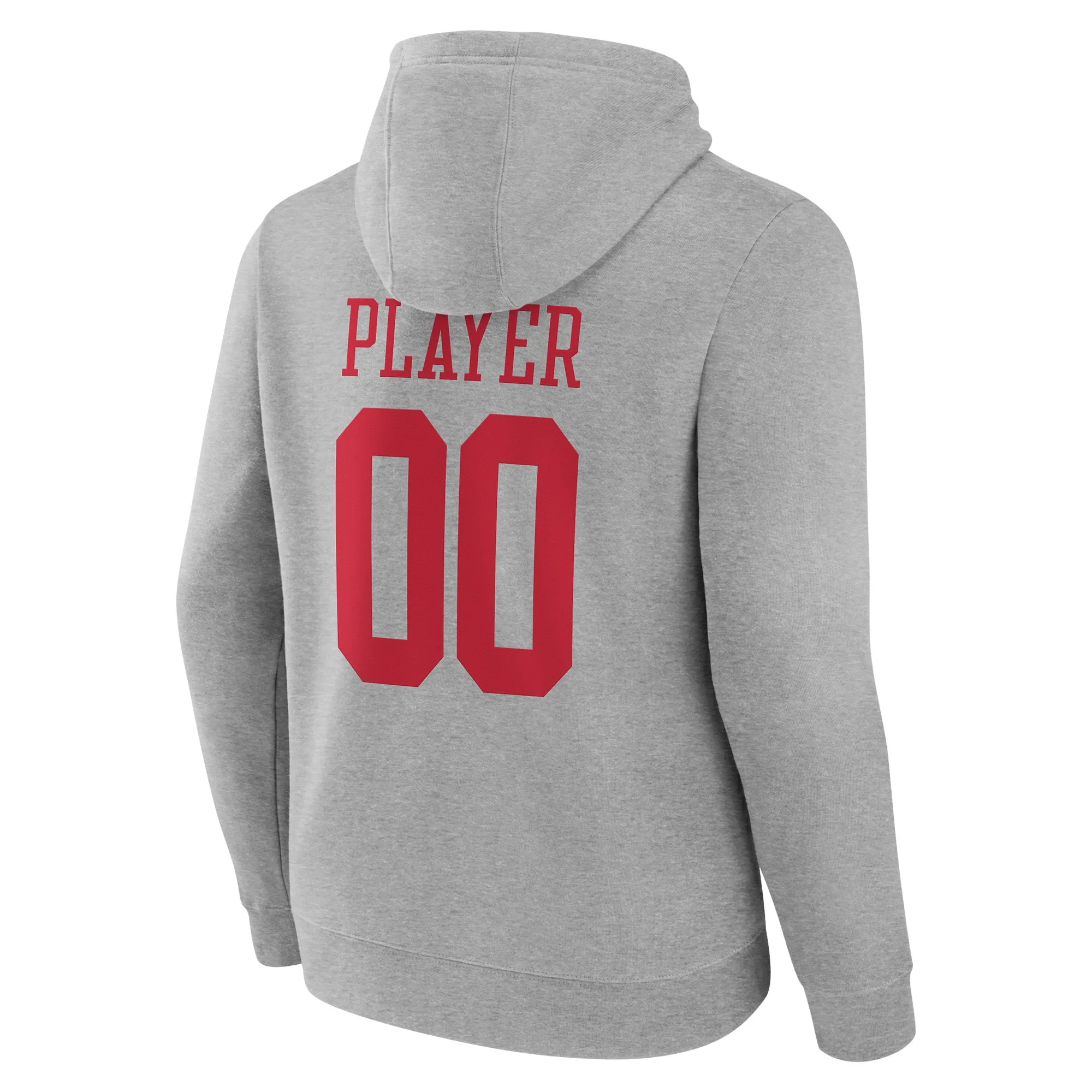 Men's  Gray Georgia Bulldogs Women's Soccer Pick-A-Player NIL Gameday Tradition Pullover Hoodie