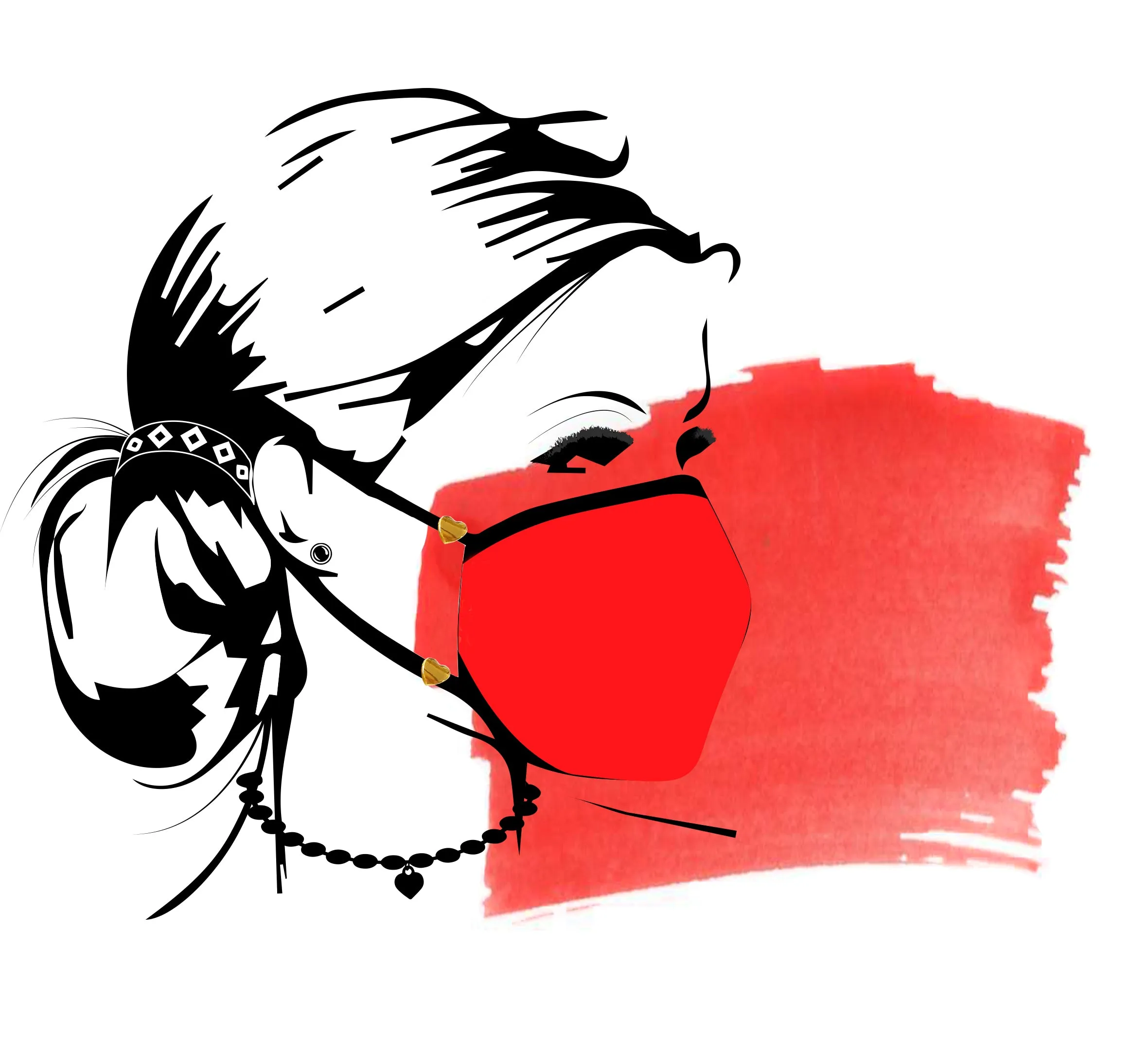 MINK Mask - Red