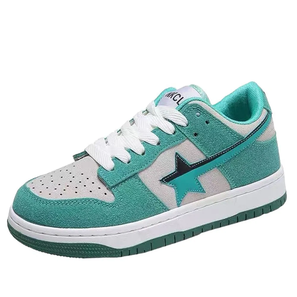 Mint Green Star Sneakers