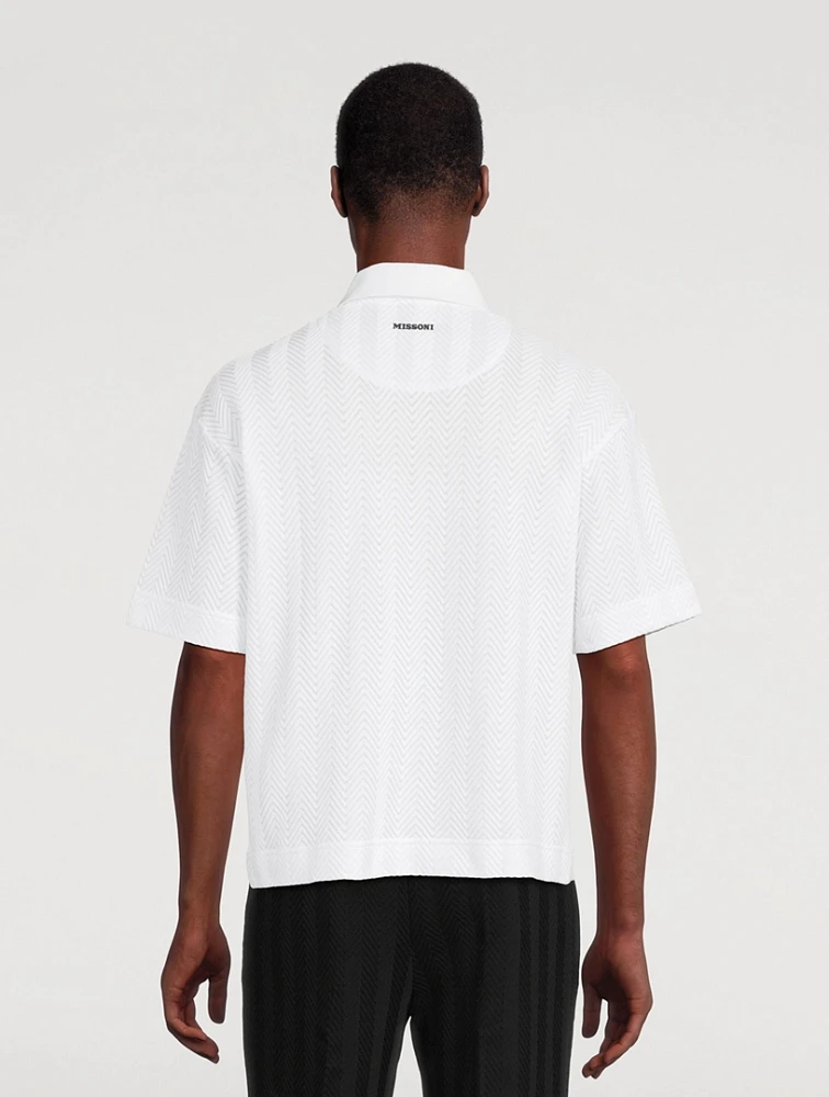 MISSONI Zig Zag Polo Shirt