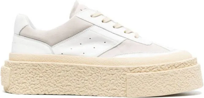 MM6 Maison Margiela chunky flatform sneakers White