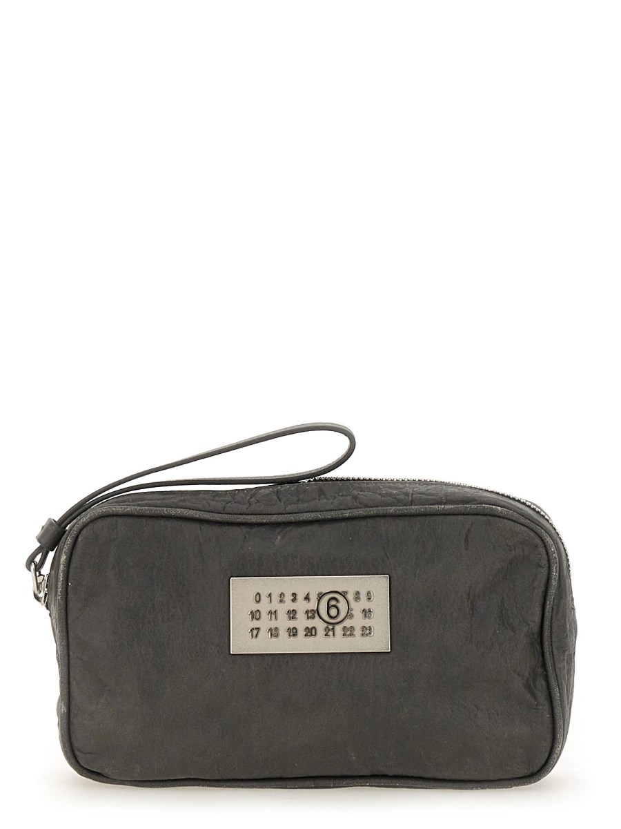 MM6 MAISON MARGIELA      CLUTCH MINI IN PELLE