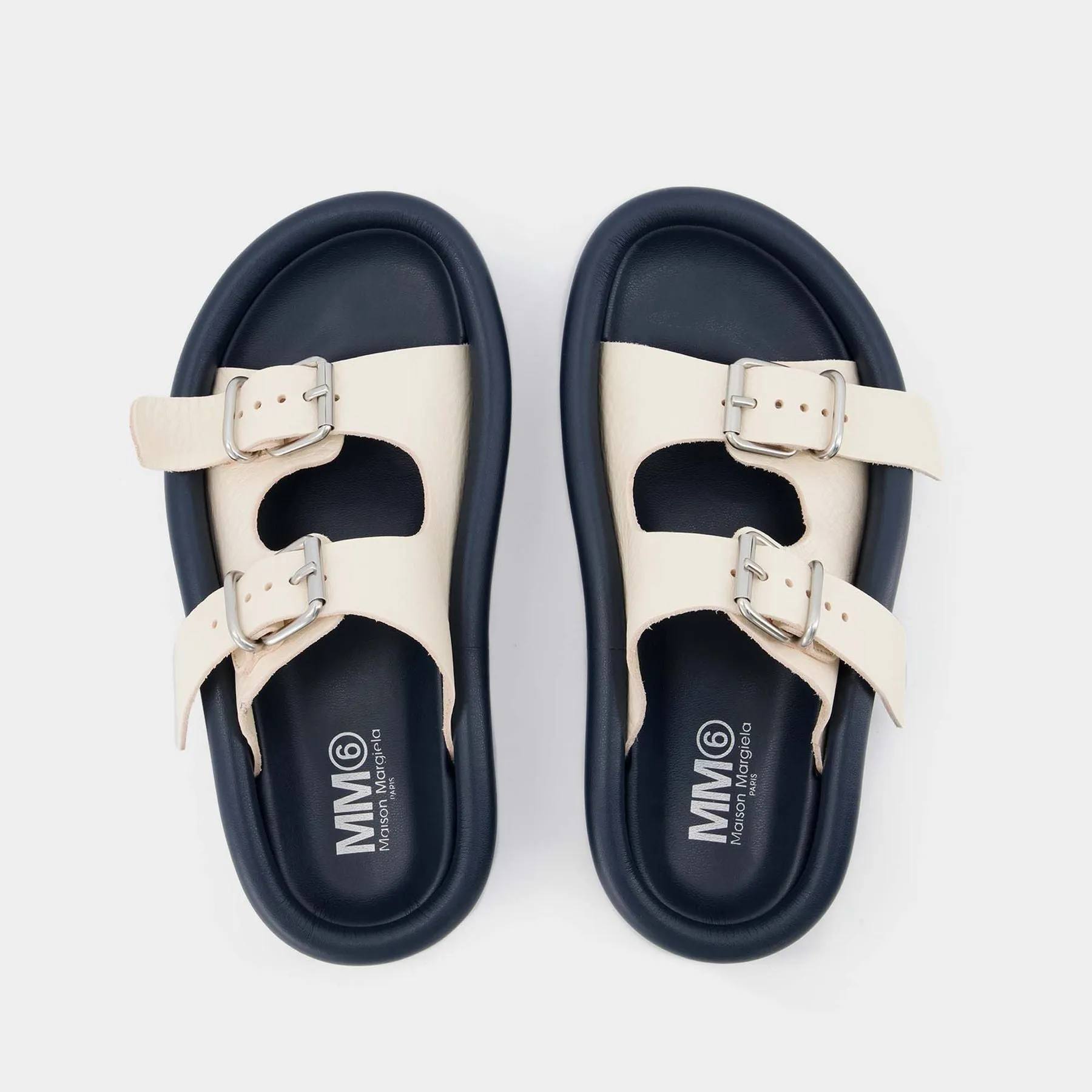 MM6 Maison Margiela  Sandals - Mm6 Maison Margiela - Blue - Leather