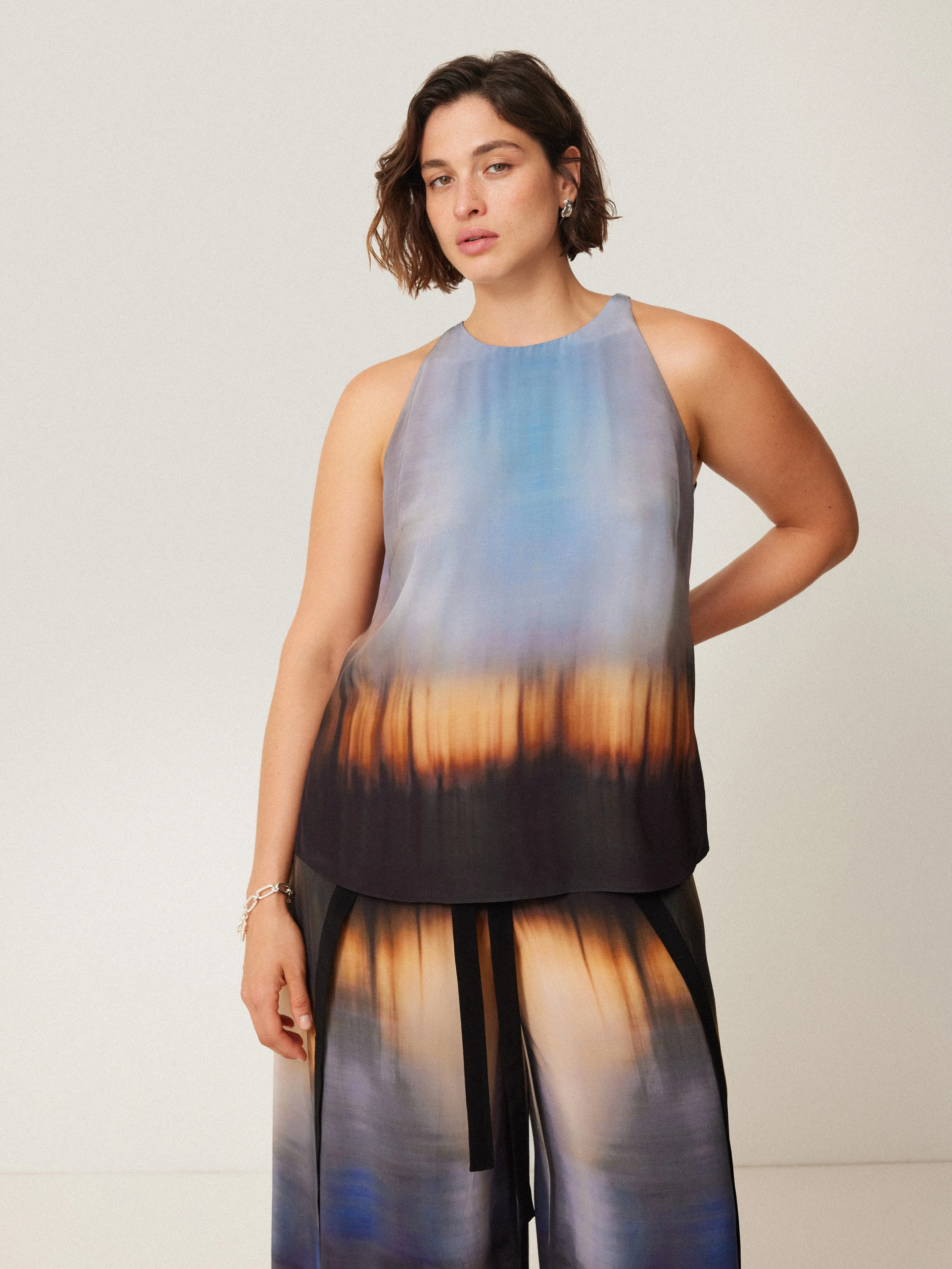 Modern Tie Dye Tank | Multi