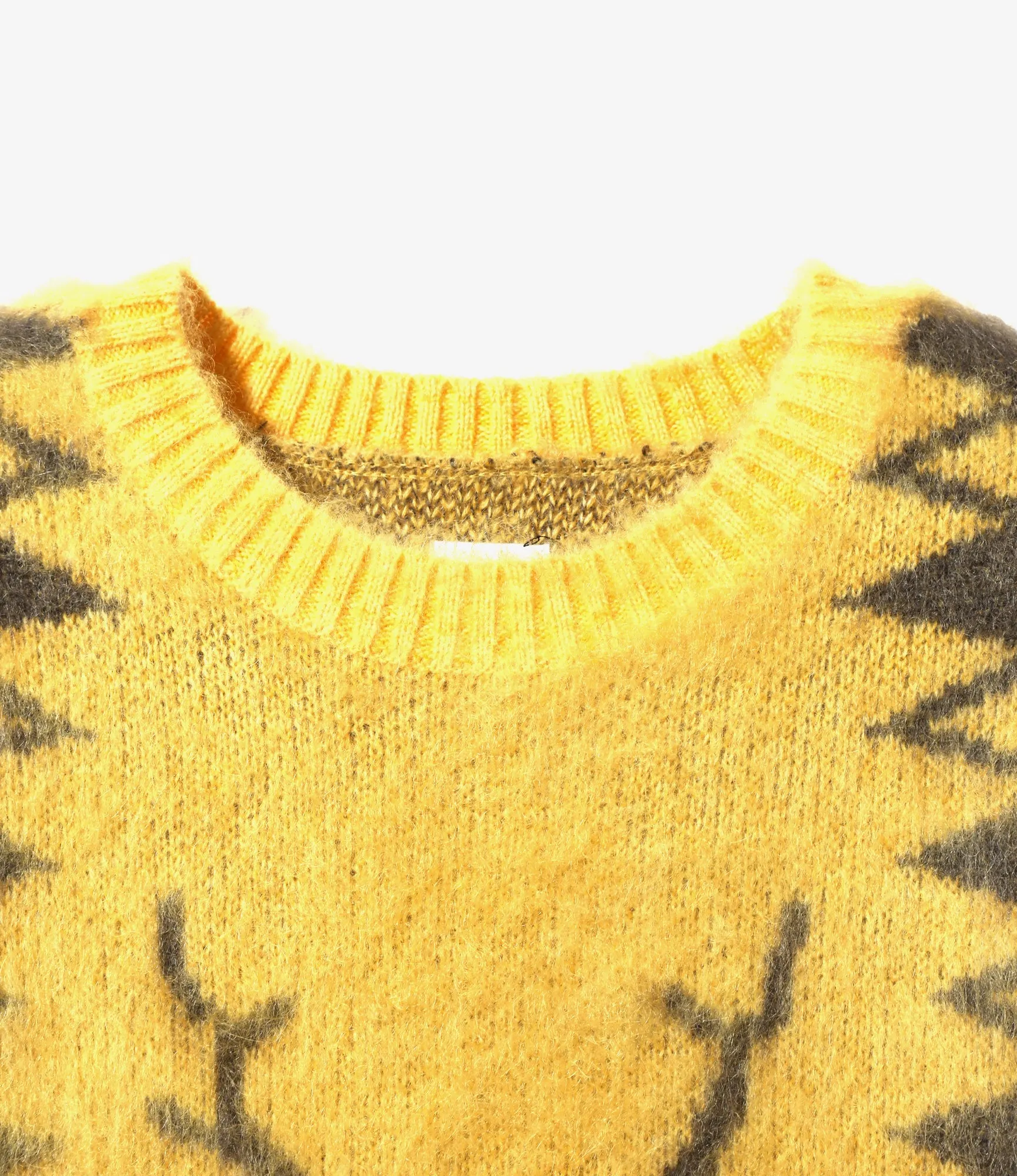 Mohair Sweater –Beige Native Pattern