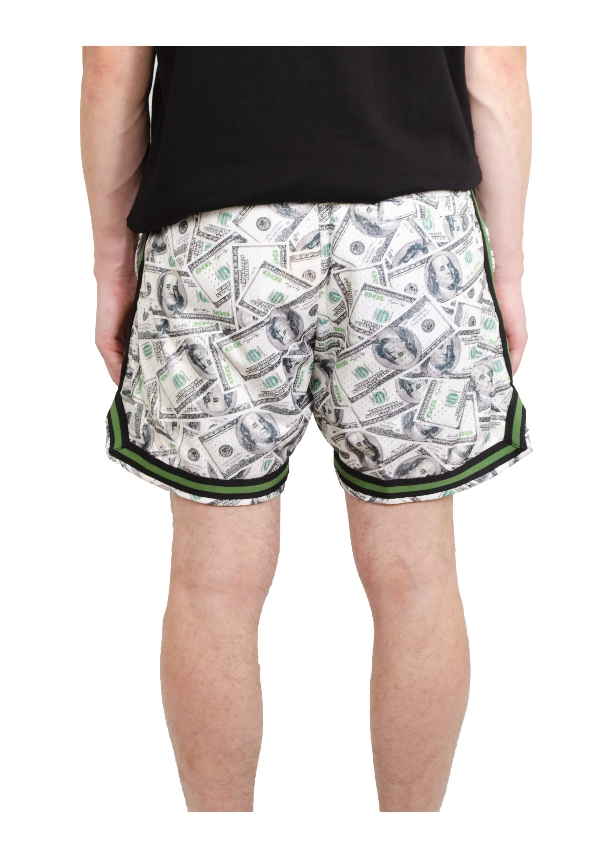 Money Arc Basketball Shorts - Black