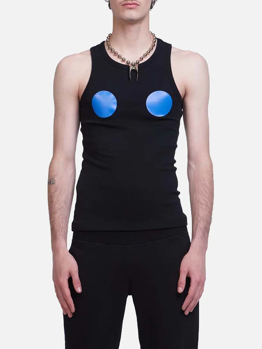 MOWALOLA Circles Tank Top - Black