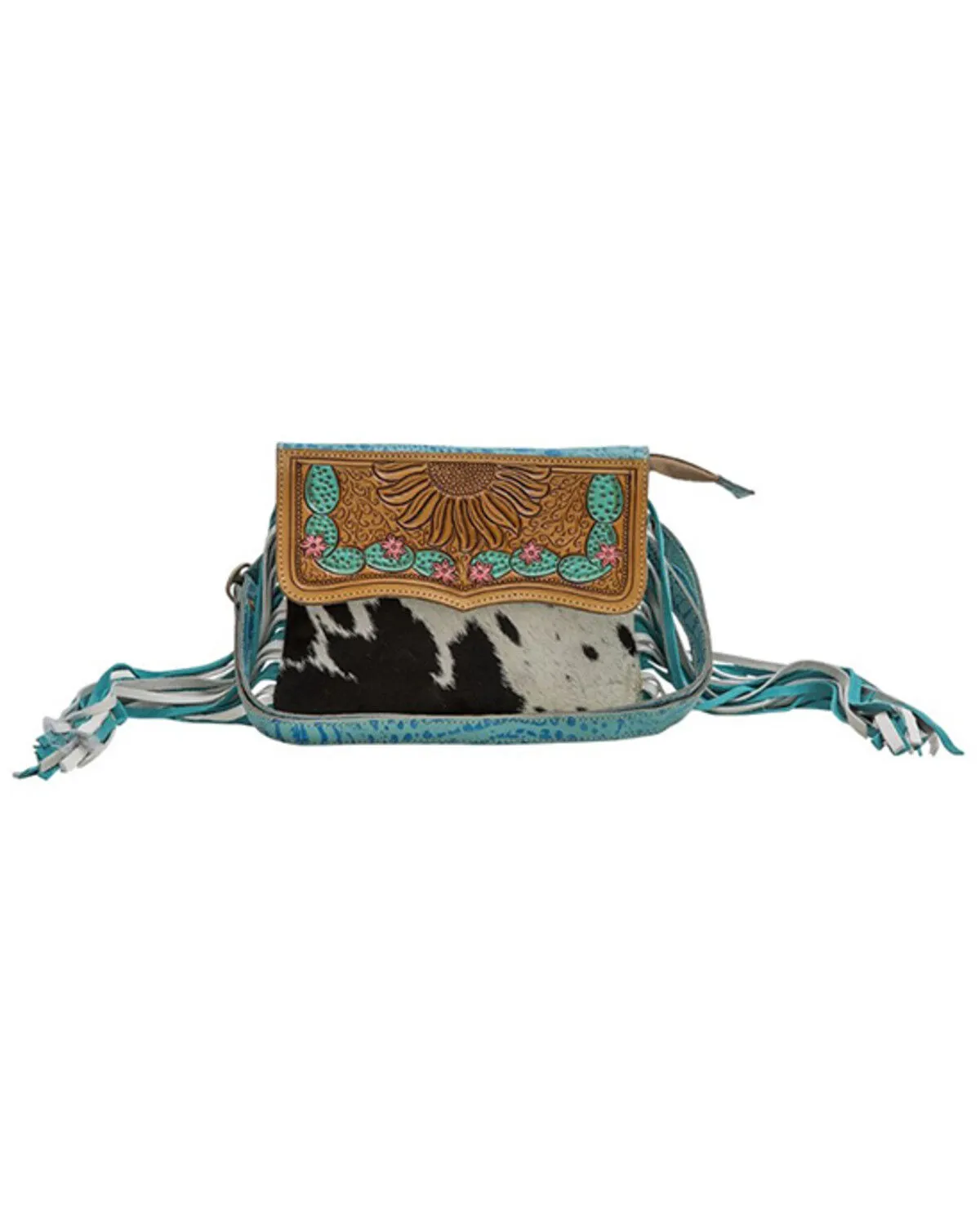 Myra Bag Women's Leivitate Hand-Tooled Crossbody Bag