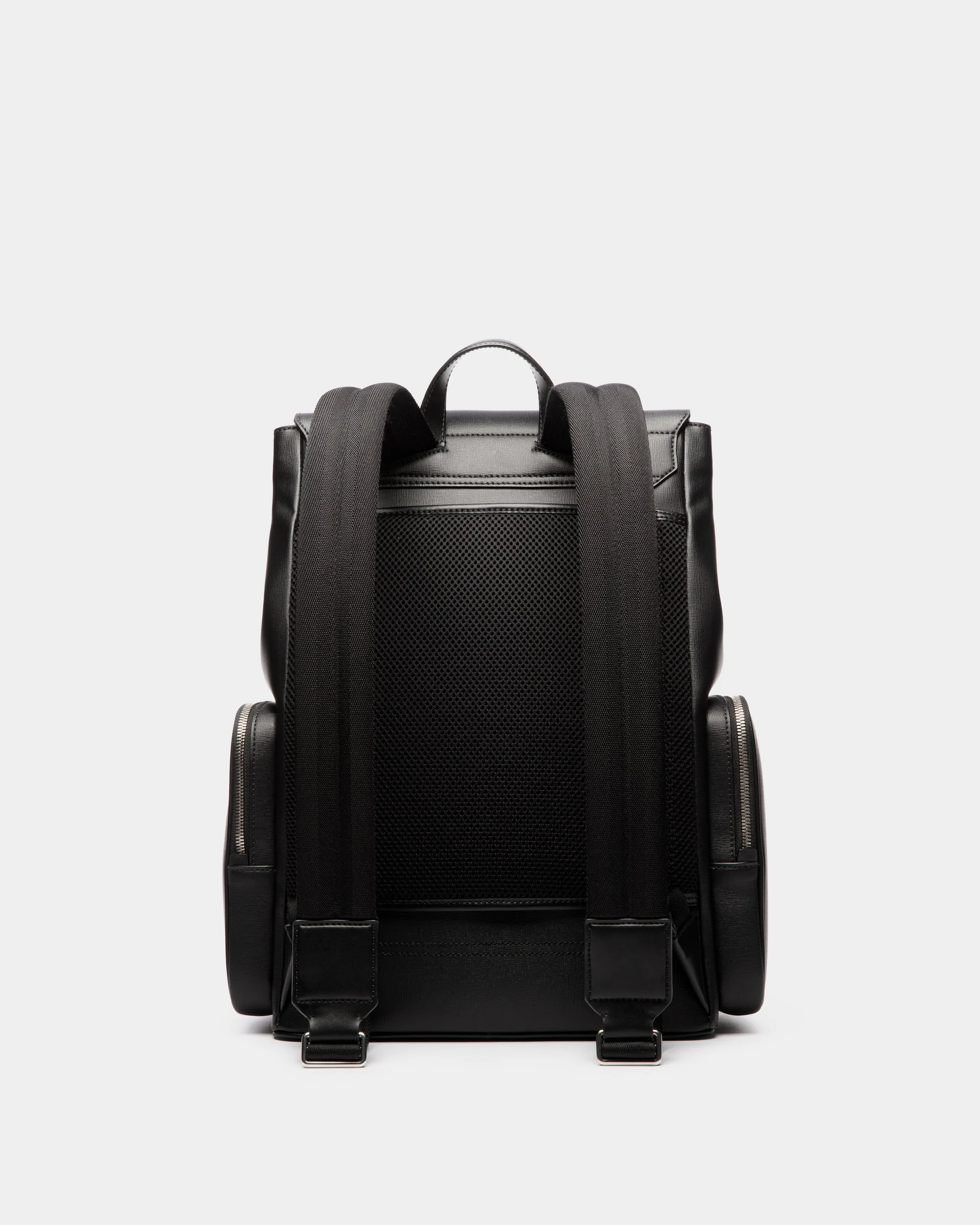 Mythos Backpack In Black Recycled Leather