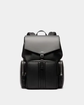 Mythos Backpack In Black Recycled Leather