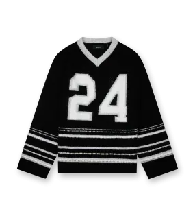 Nahmias    24 Knit Hockey Jersey Black