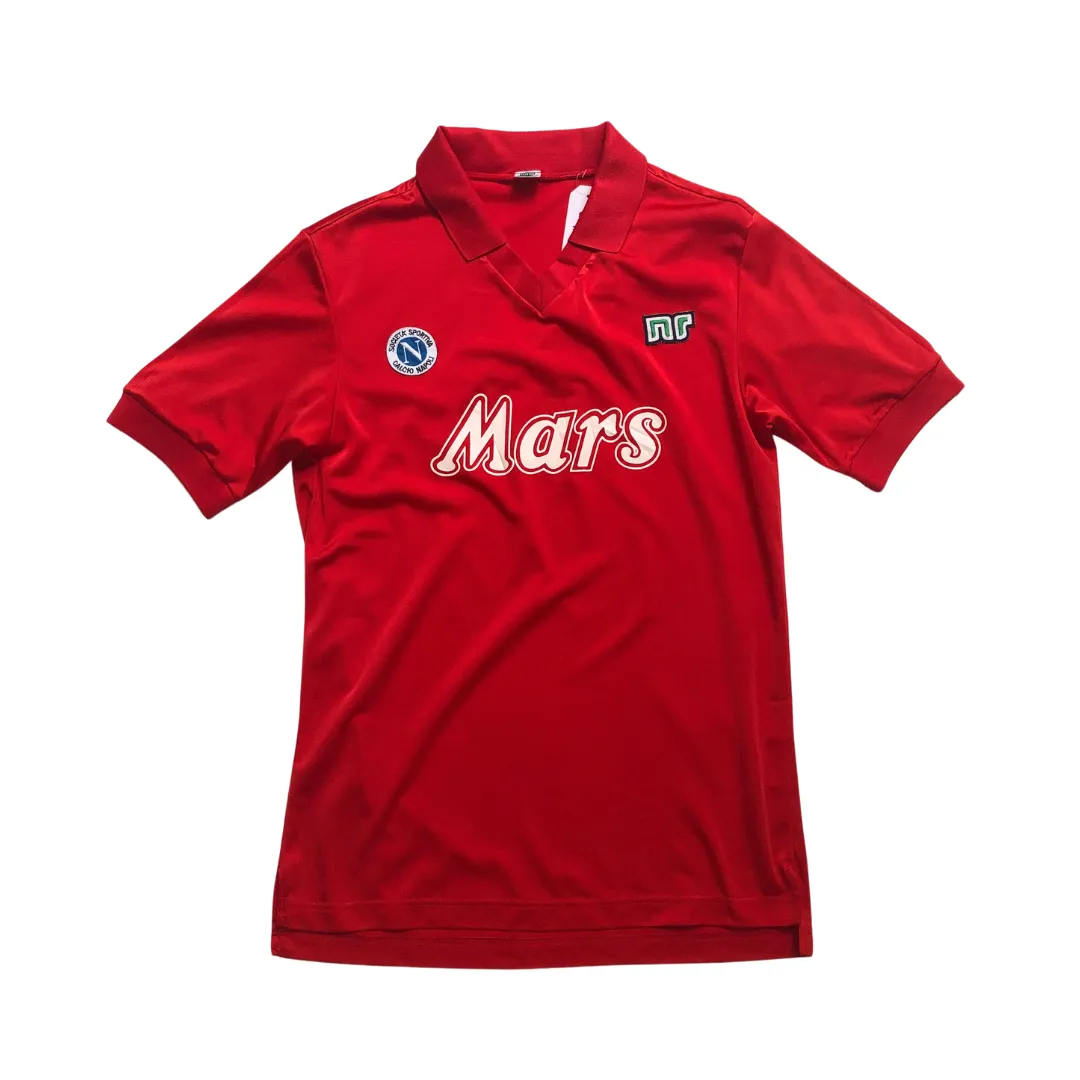 Napoli Original 1988/1989 Ennerre Jaspo Training Football Shirt Medium