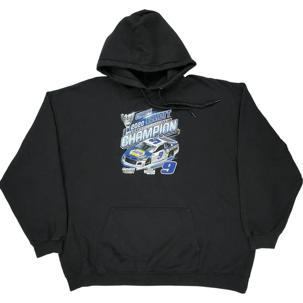 Nascar 2020 Chase Elliott Champion Hoodie - 2XL - Black Cotton Blend