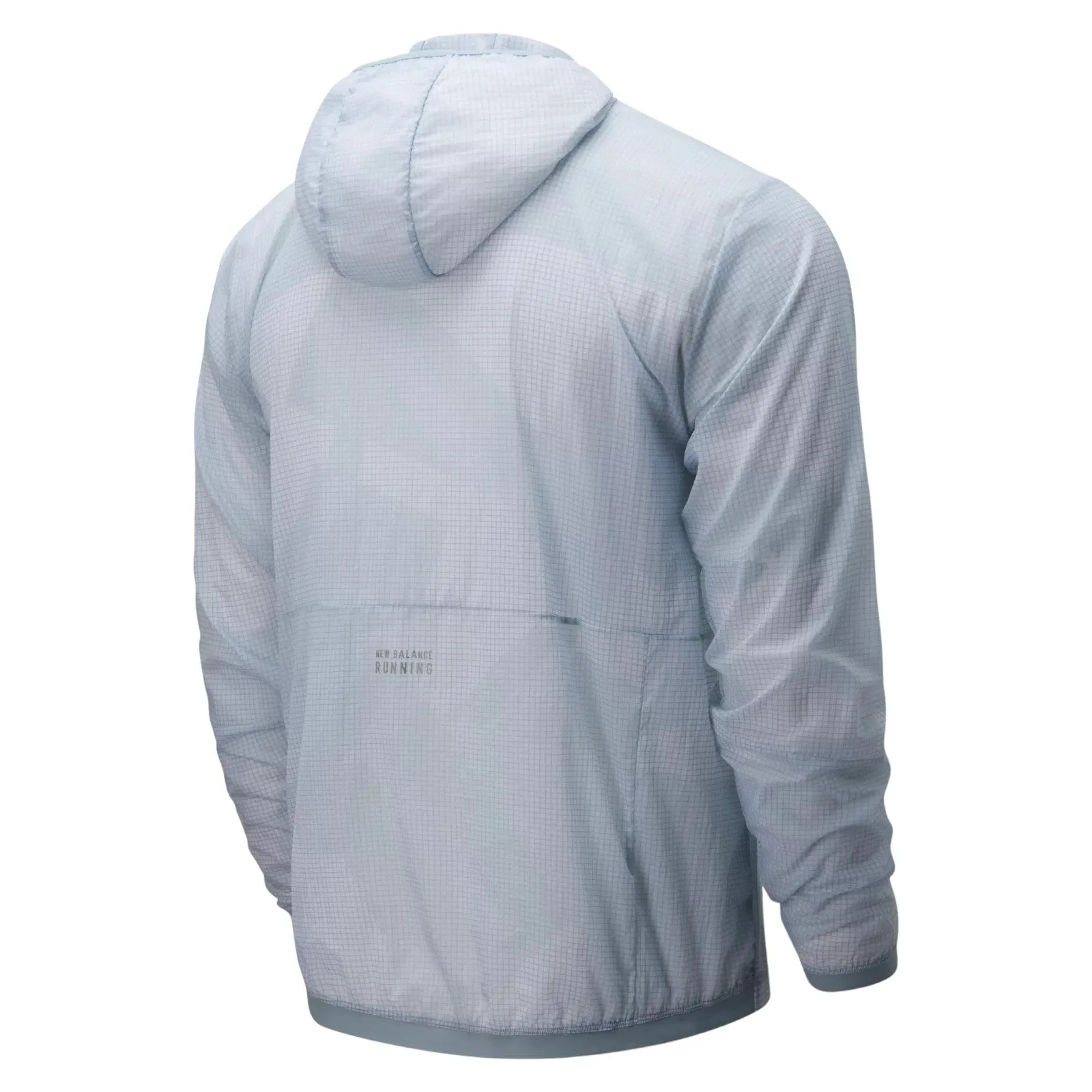 New Balance Printed Impact Run Light Pack Jacket - Grey