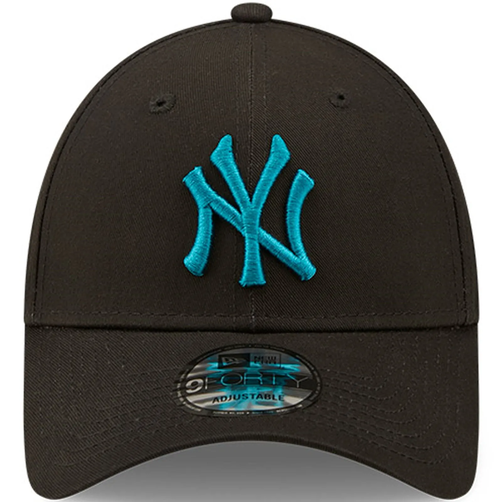 New Era Mens New York Yankees 9FORTY MLB League Essential Baseball Cap Black