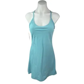NEW Outdoor Voices Exercise Blue Scoop Neck Racerback Mini Tennis A-line Dress S