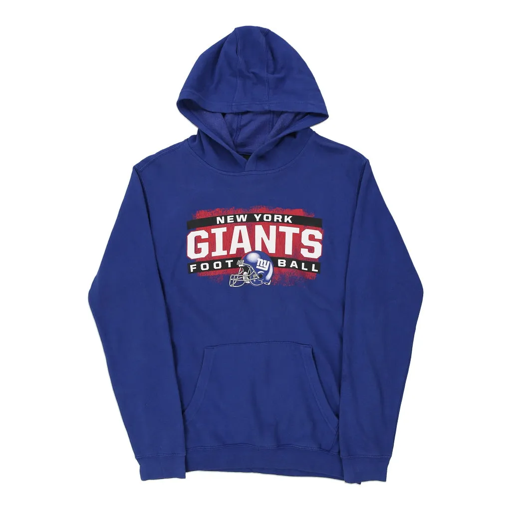 New York Giants, Age 14-16 Nfl Hoodie - Large Blue Cotton Blend