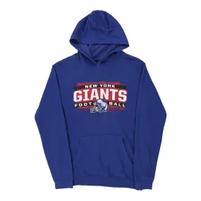 New York Giants, Age 14-16 Nfl Hoodie - Large Blue Cotton Blend