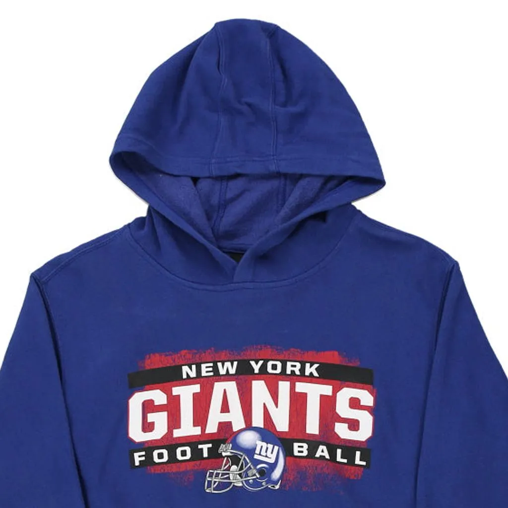 New York Giants, Age 14-16 Nfl Hoodie - Large Blue Cotton Blend