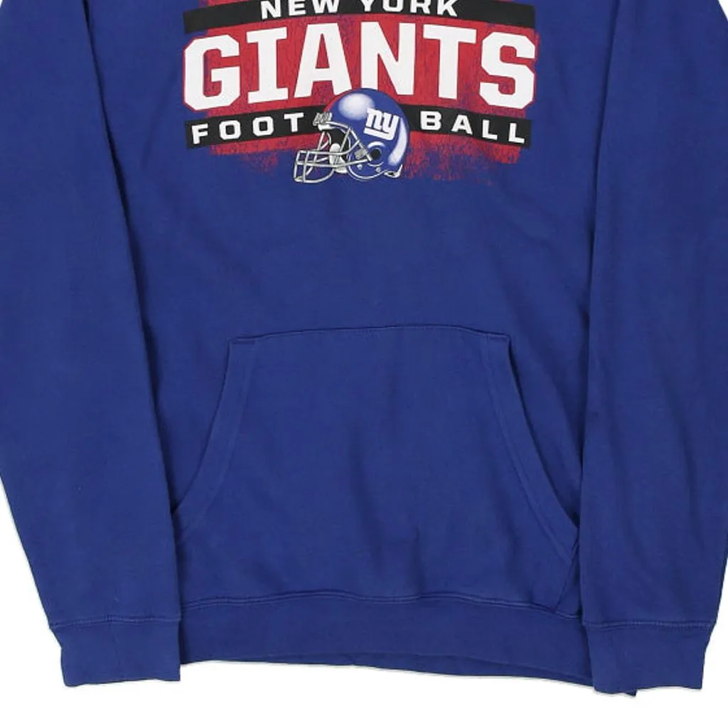 New York Giants, Age 14-16 Nfl Hoodie - Large Blue Cotton Blend